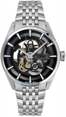 Buy this new Oris Artix Skeleton 01 734 7714 4054-07 8 19 80 mens watch for the discount price of £1,768.00. UK Retailer.